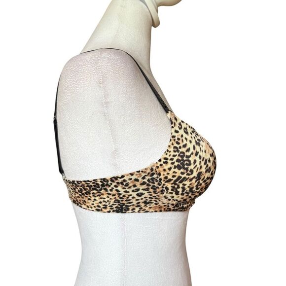 Victorias Secret Biofit Push Up Bra Womens Size 32C Leopard Print - Picture 4 of 10